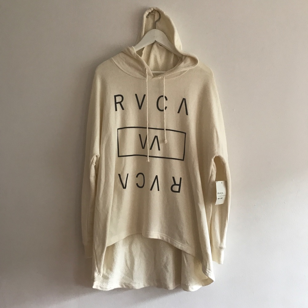 RVCA Higher End North Hoodie Cream